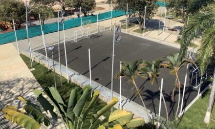 Así va la reconstrucción de las zonas deportivas del Instituto Técnico Superior Damaso Zapata.